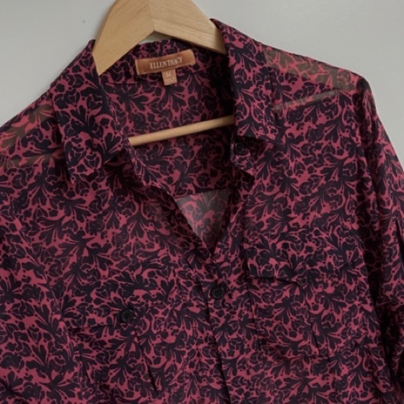 🌿Print Blouse - Picture 1 of 6